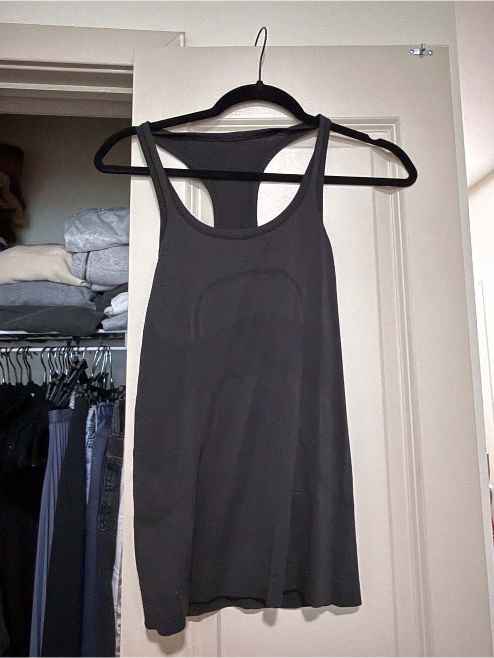 Lululemon Black Racerback Tank Top